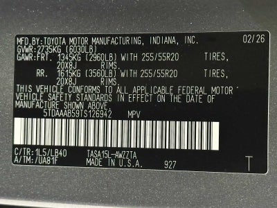 2026 Toyota Grand Highlander Platinum