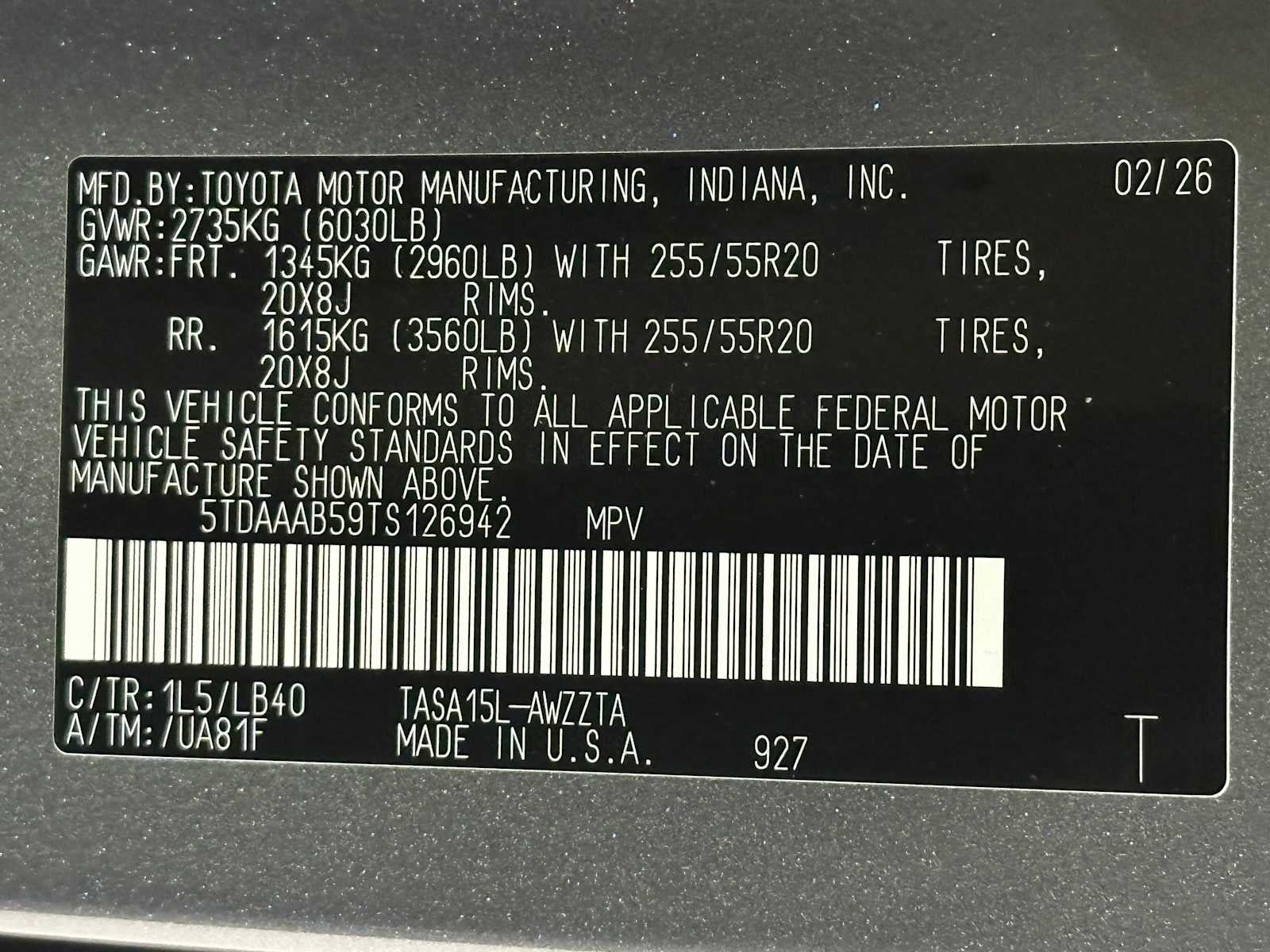 2026 Toyota Grand Highlander Platinum