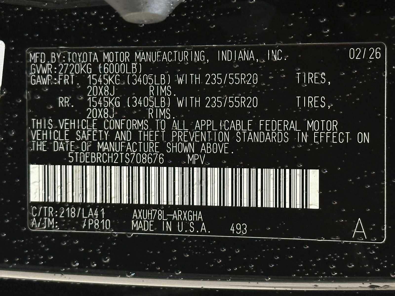 2026 Toyota Highlander Hybrid Platinum