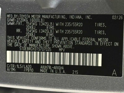 2026 Toyota Highlander Hybrid Platinum