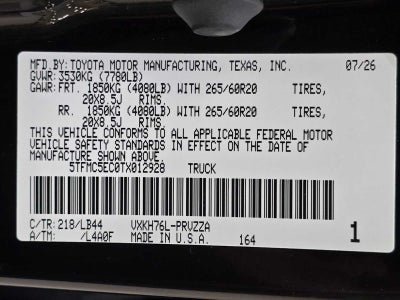 2026 Toyota Tundra i-FORCE MAX 1794 Edition i-FORCE MAX