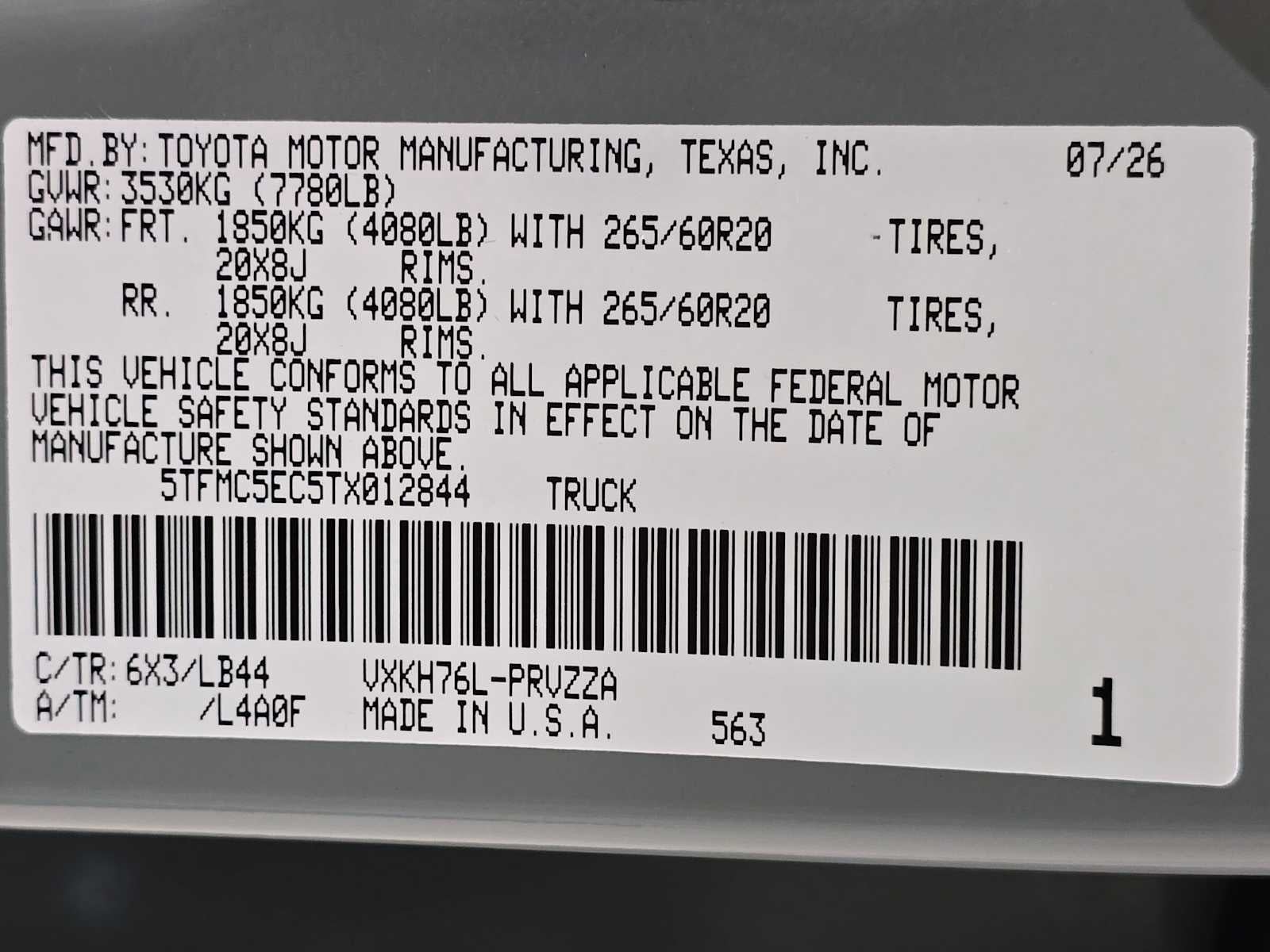 2026 Toyota Tundra i-FORCE MAX 1794 Edition i-FORCE MAX