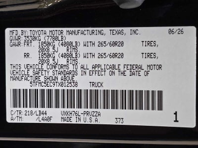 2026 Toyota Tundra i-FORCE MAX 1794 Edition i-FORCE MAX