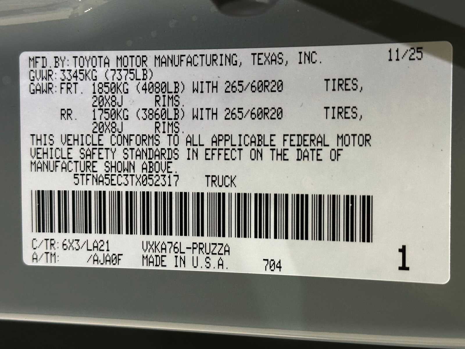 2026 Toyota Tundra Platinum