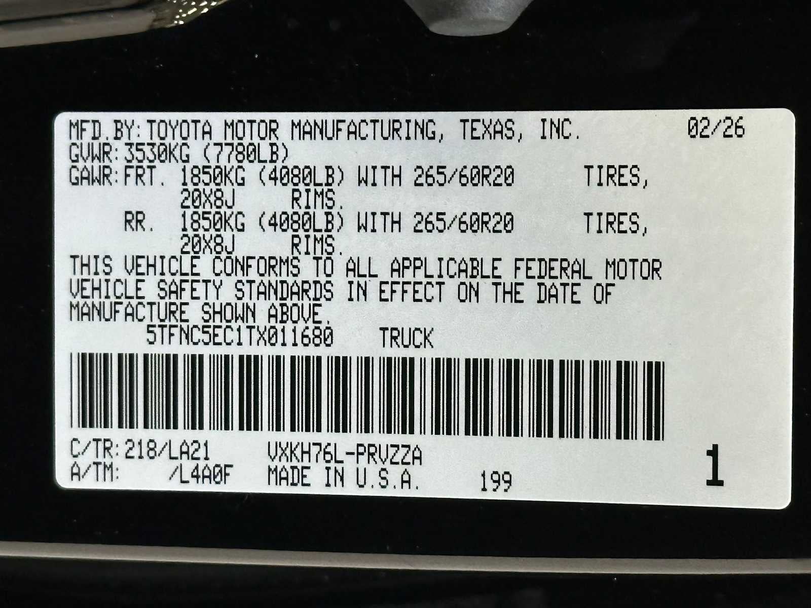 2026 Toyota Tundra i-FORCE MAX Platinum i-FORCE MAX