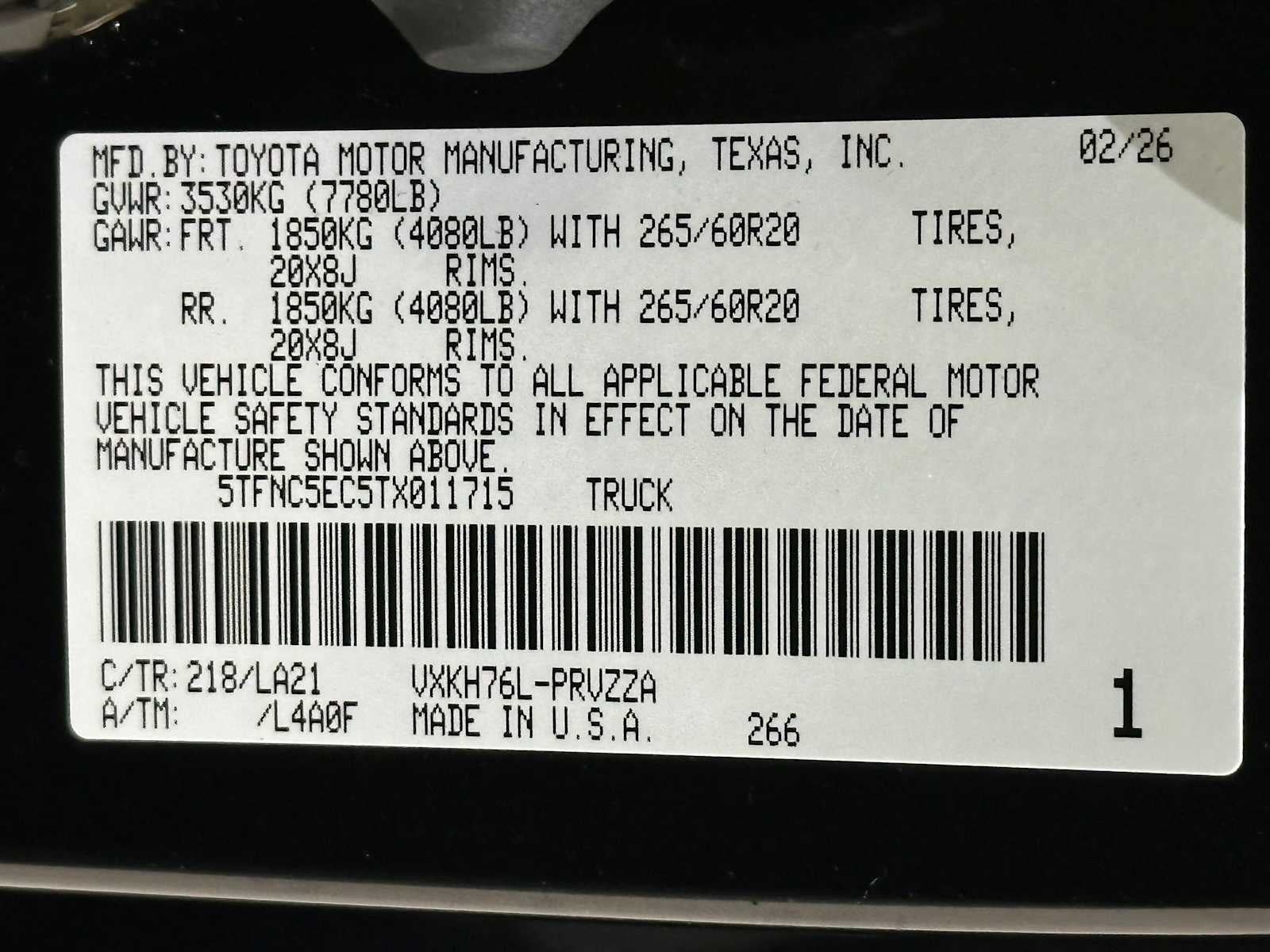 2026 Toyota Tundra i-FORCE MAX Platinum i-FORCE MAX