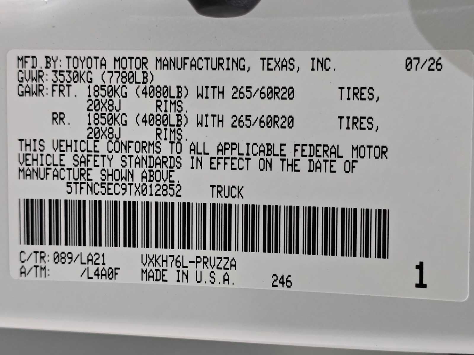 2026 Toyota Tundra i-FORCE MAX Platinum i-FORCE MAX