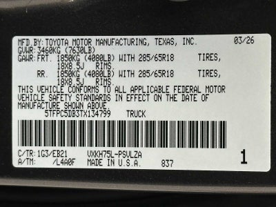 2026 Toyota Tundra i-FORCE MAX TRD Pro