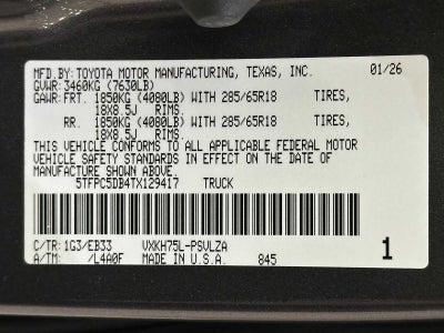 2026 Toyota Tundra i-FORCE MAX TRD Pro