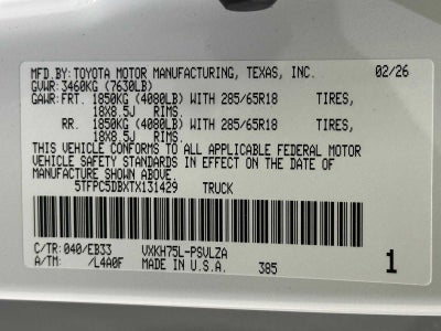 2026 Toyota Tundra i-FORCE MAX TRD Pro