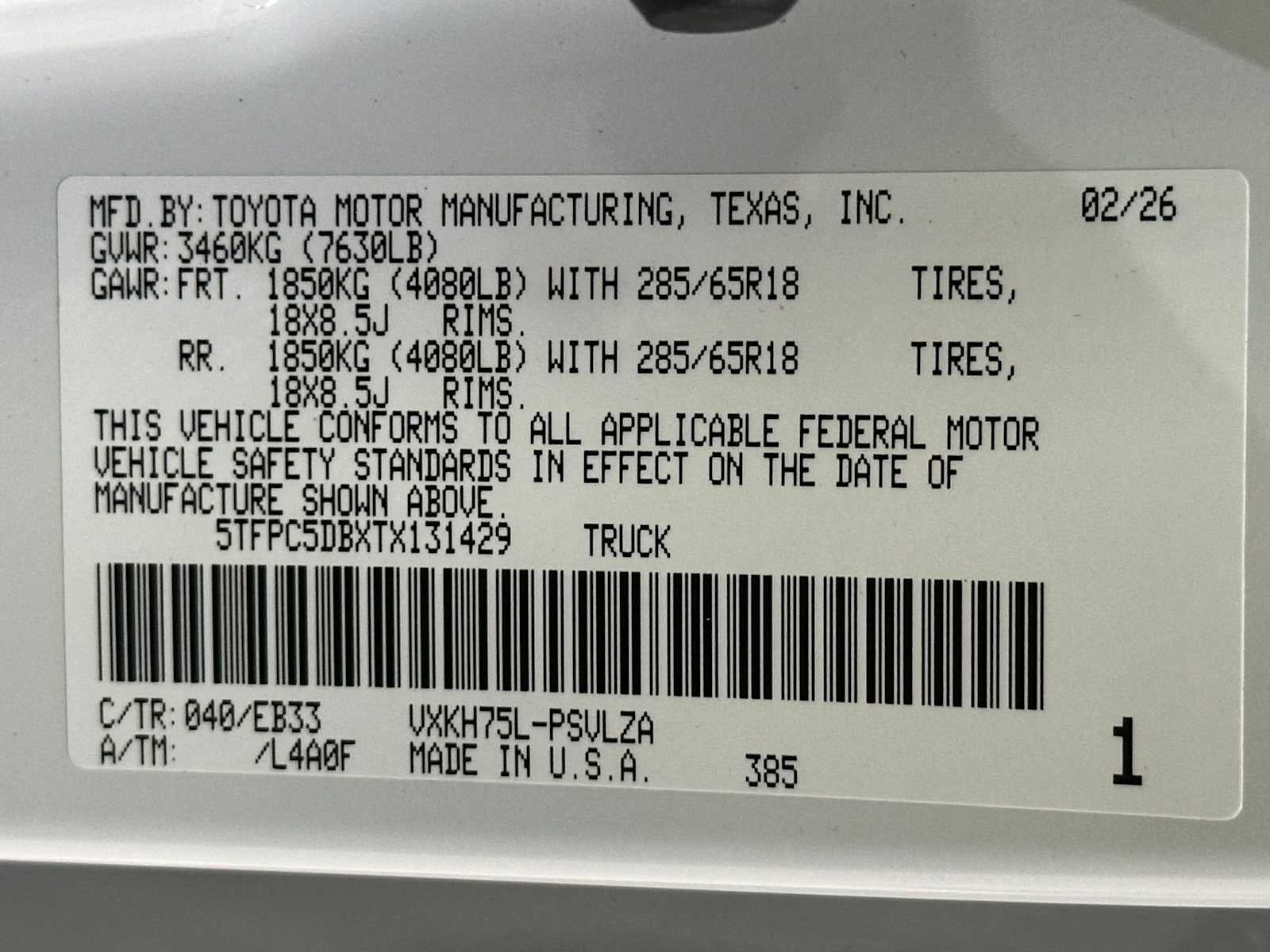 2026 Toyota Tundra i-FORCE MAX TRD Pro
