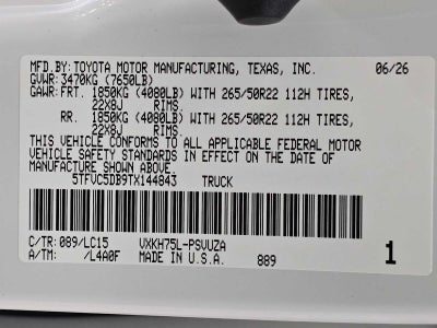 2026 Toyota Tundra i-FORCE MAX Capstone