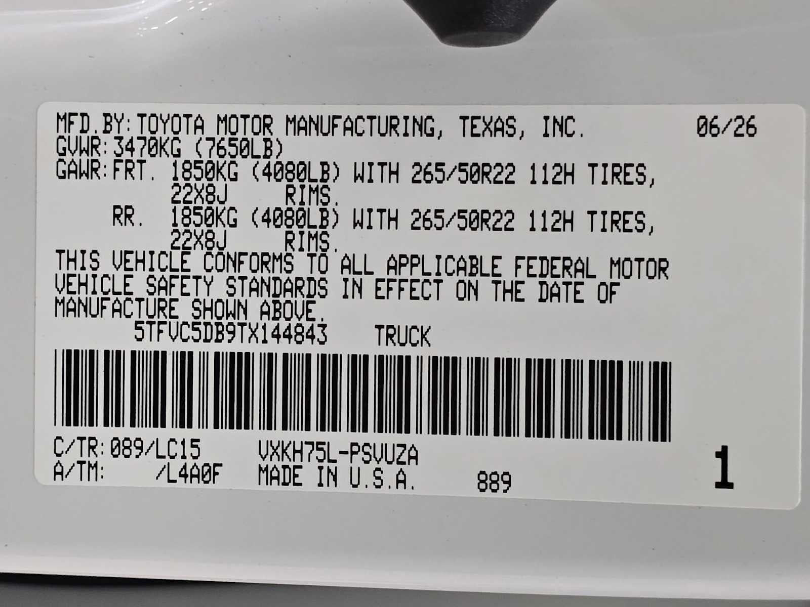 2026 Toyota Tundra i-FORCE MAX Capstone