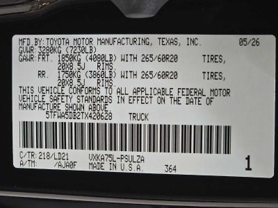 2026 Toyota Tundra Limited