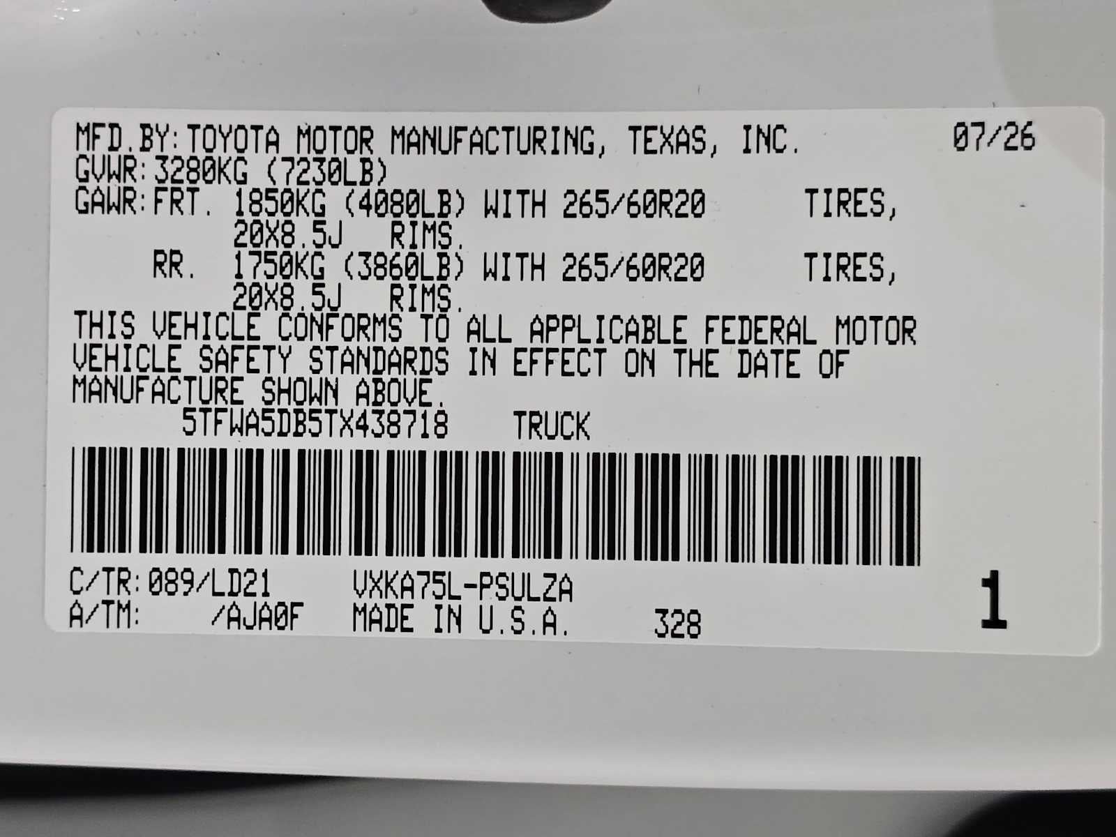 2026 Toyota Tundra Limited