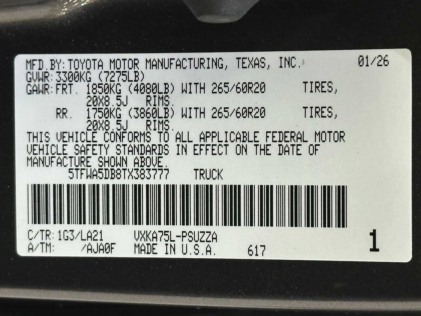 2026 Toyota Tundra Platinum