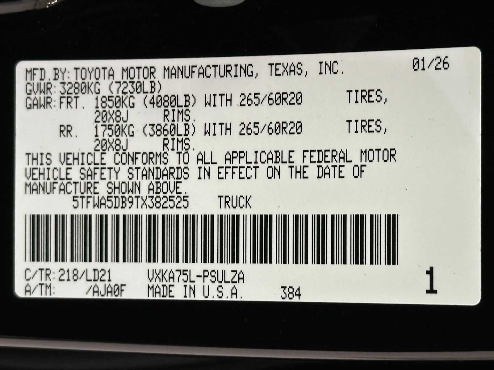 2026 Toyota Tundra Limited