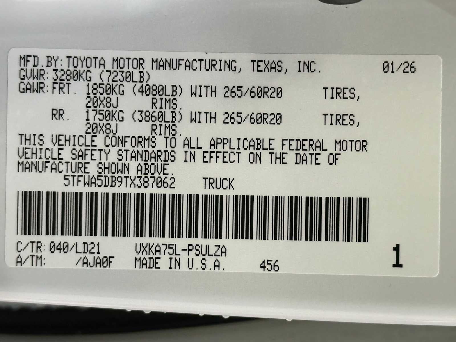 2026 Toyota Tundra Limited