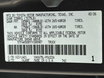2026 Toyota Tundra Platinum