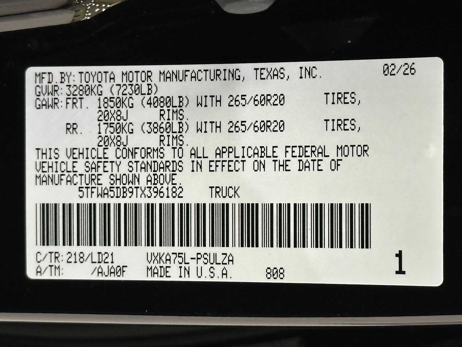 2026 Toyota Tundra Limited