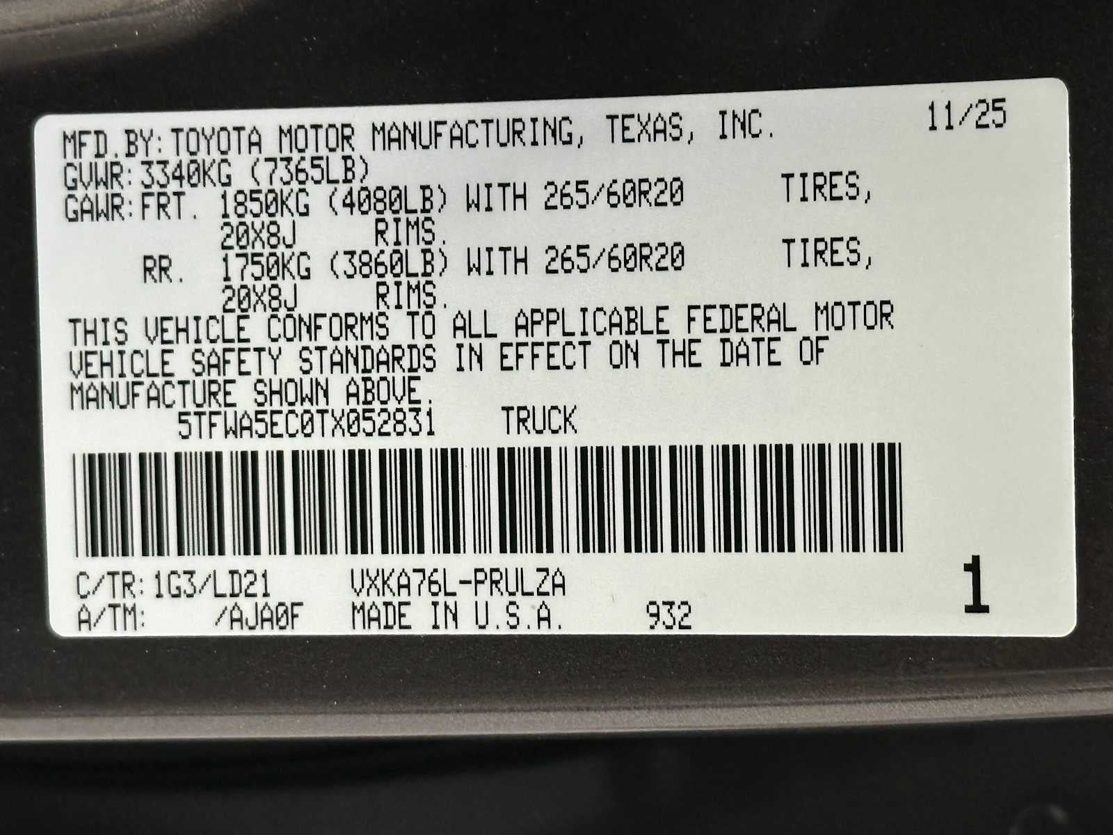2026 Toyota Tundra Limited
