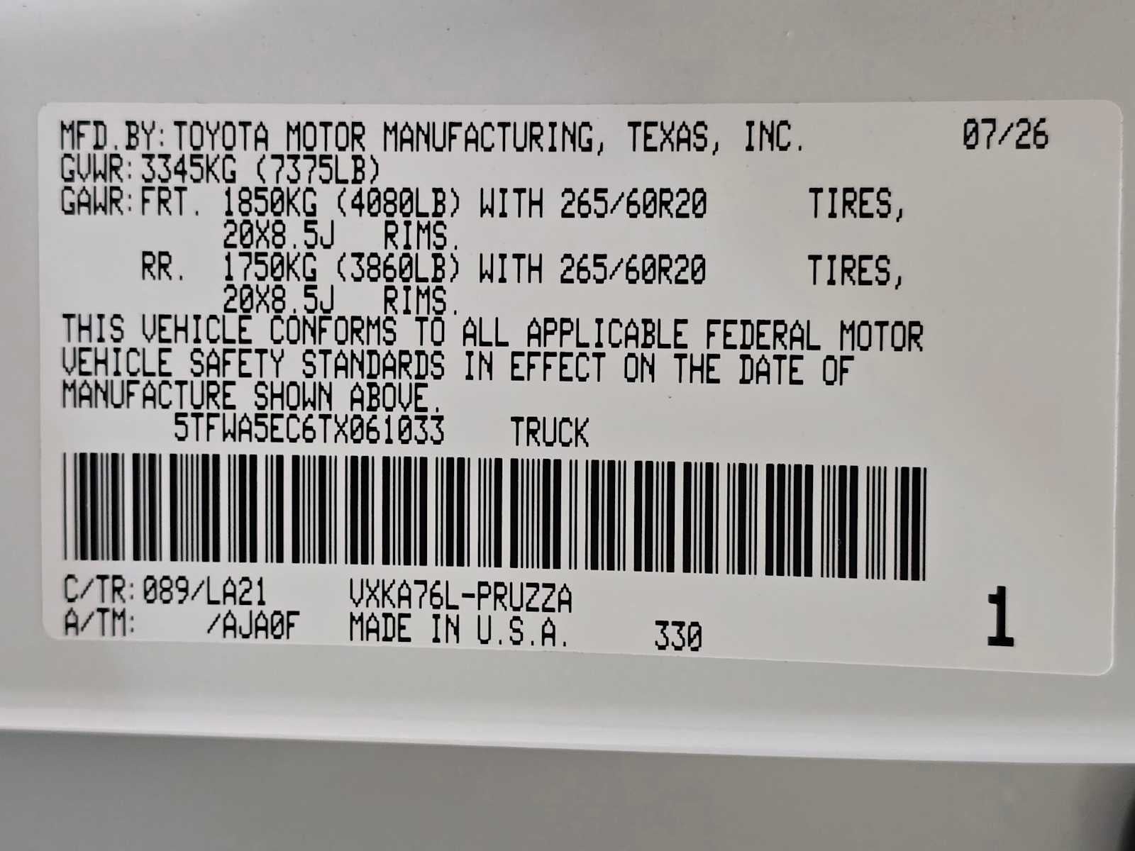 2026 Toyota Tundra Platinum