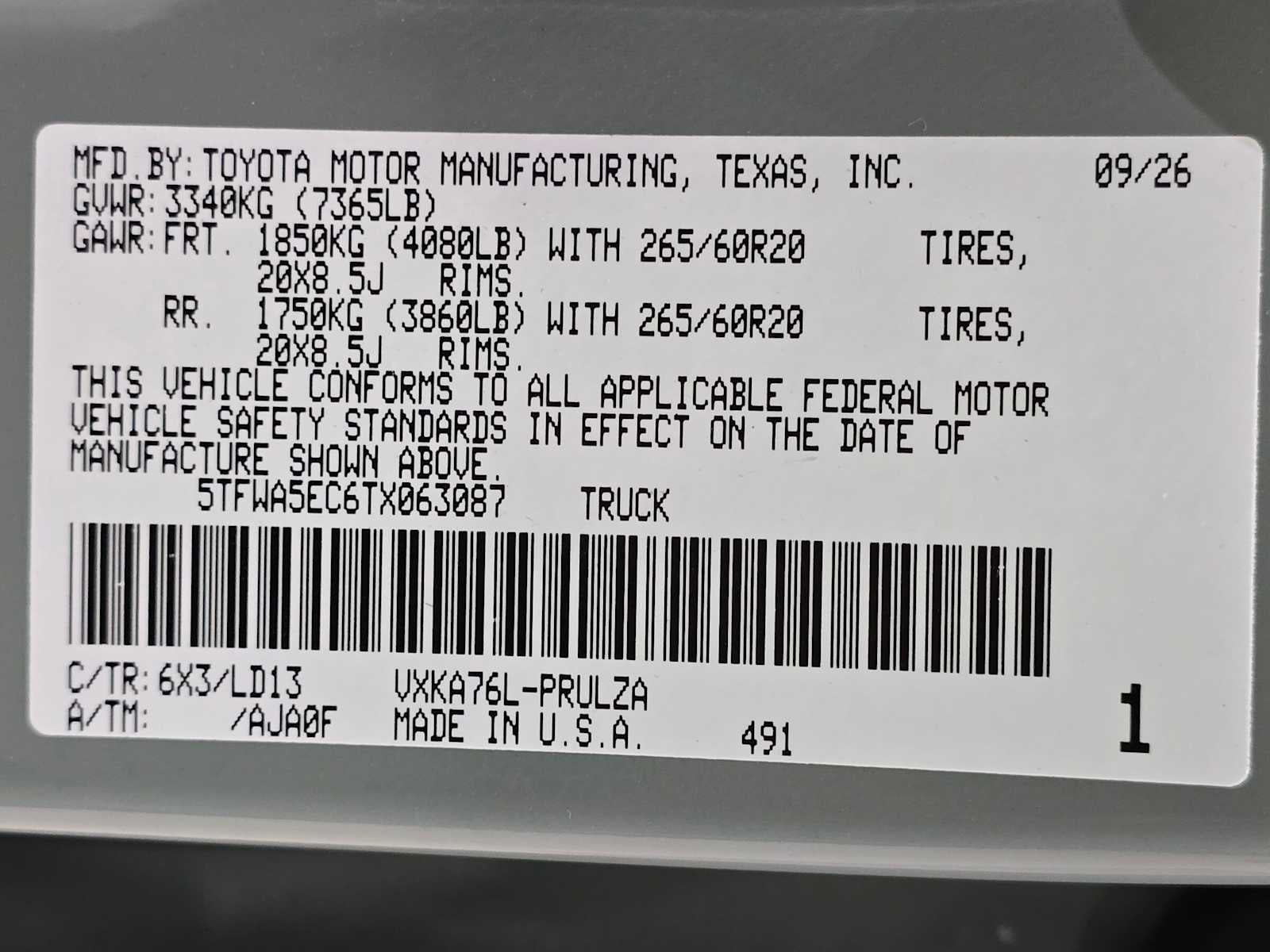 2026 Toyota Tundra Limited