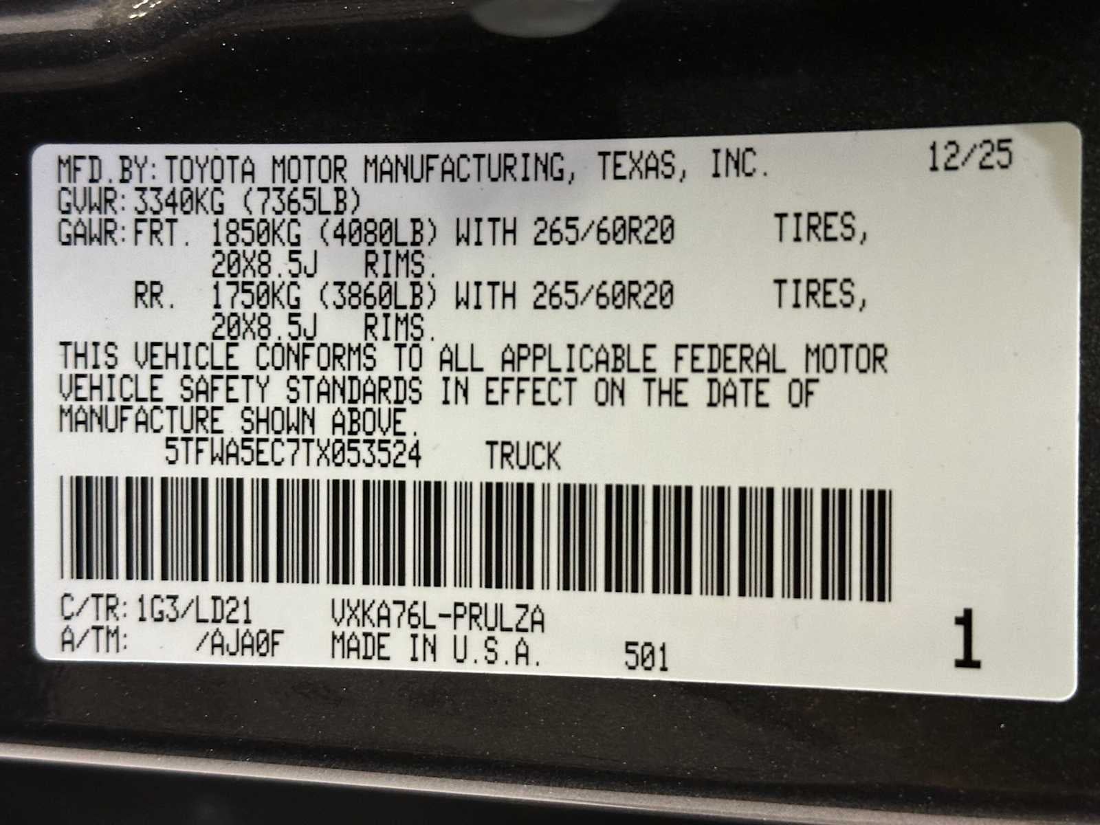 2026 Toyota Tundra Limited