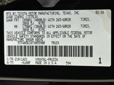 2026 Toyota Tundra Platinum