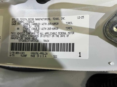 2026 Toyota Tundra Limited