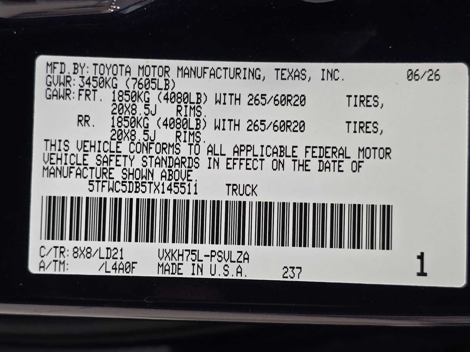 2026 Toyota Tundra i-FORCE MAX Limited i-FORCE MAX