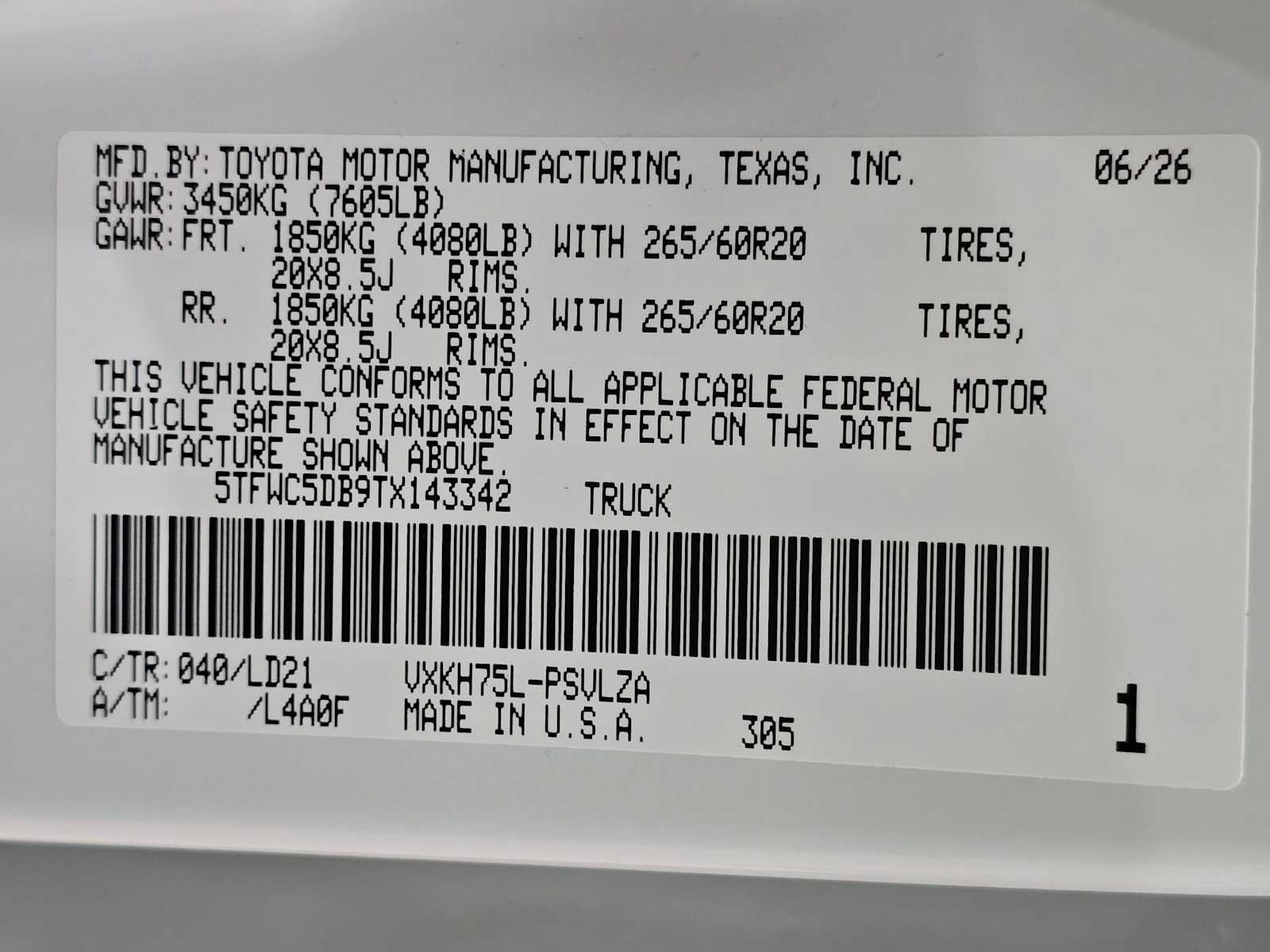 2026 Toyota Tundra Limited Hybrid