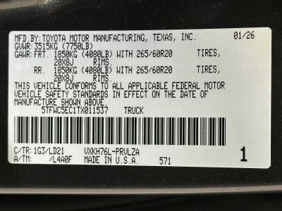 2026 Toyota Tundra i-FORCE MAX Limited i-FORCE MAX