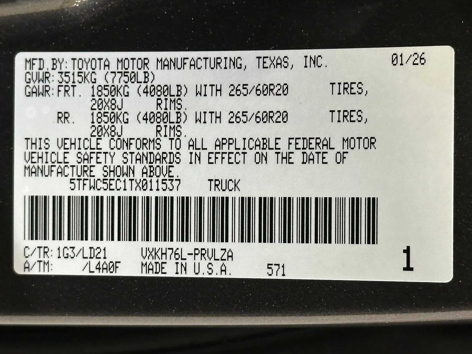 2026 Toyota Tundra i-FORCE MAX Limited i-FORCE MAX