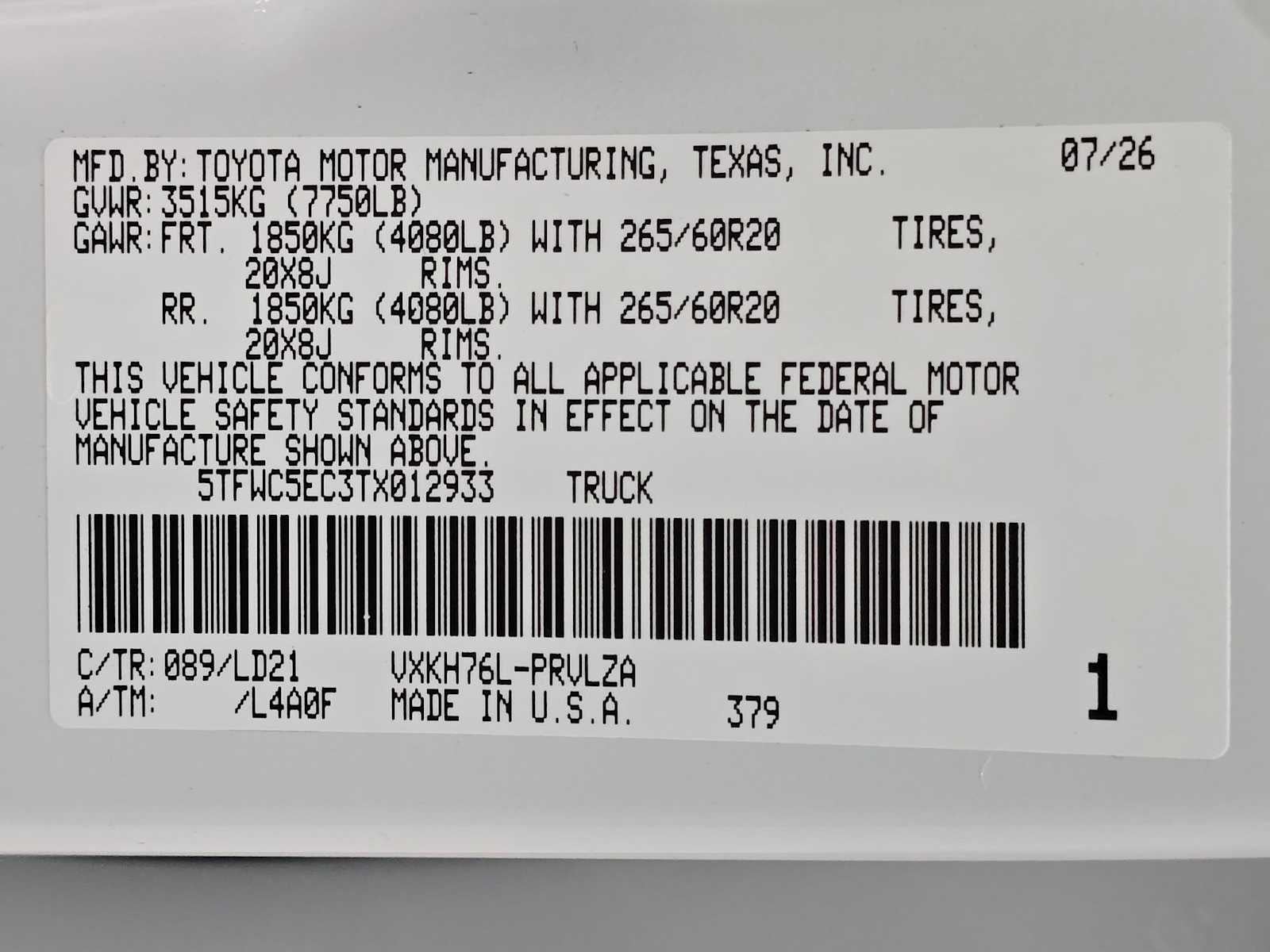 2026 Toyota Tundra i-FORCE MAX Limited i-FORCE MAX