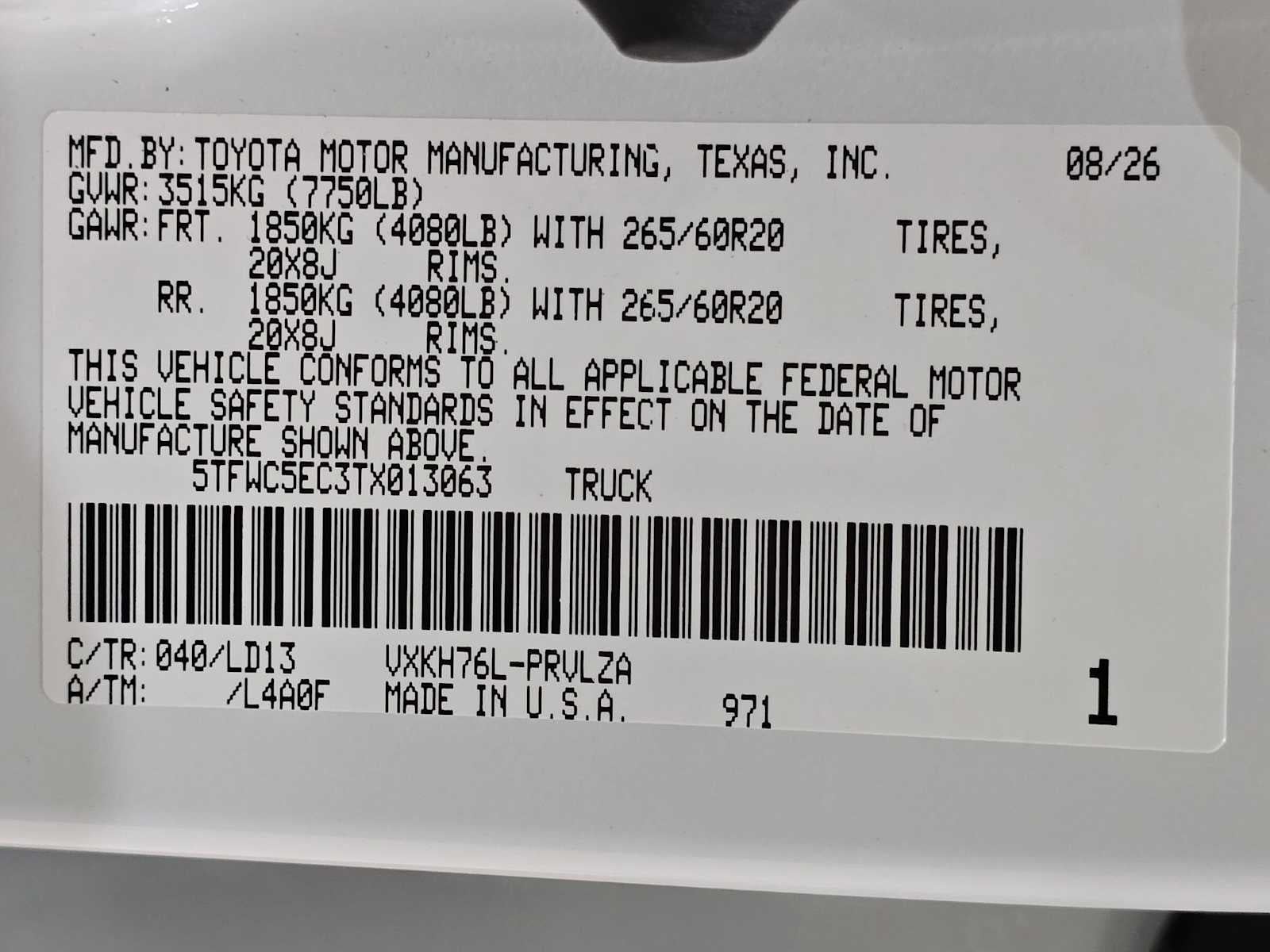 2026 Toyota Tundra i-FORCE MAX Limited i-FORCE MAX