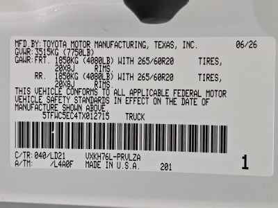 2026 Toyota Tundra i-FORCE MAX Limited i-FORCE MAX
