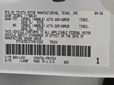 2026 Toyota Tundra i-FORCE MAX Platinum i-FORCE MAX
