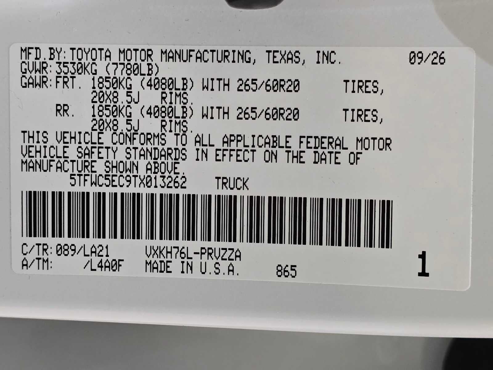 2026 Toyota Tundra i-FORCE MAX Platinum i-FORCE MAX