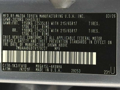 2026 Toyota Corolla Cross L