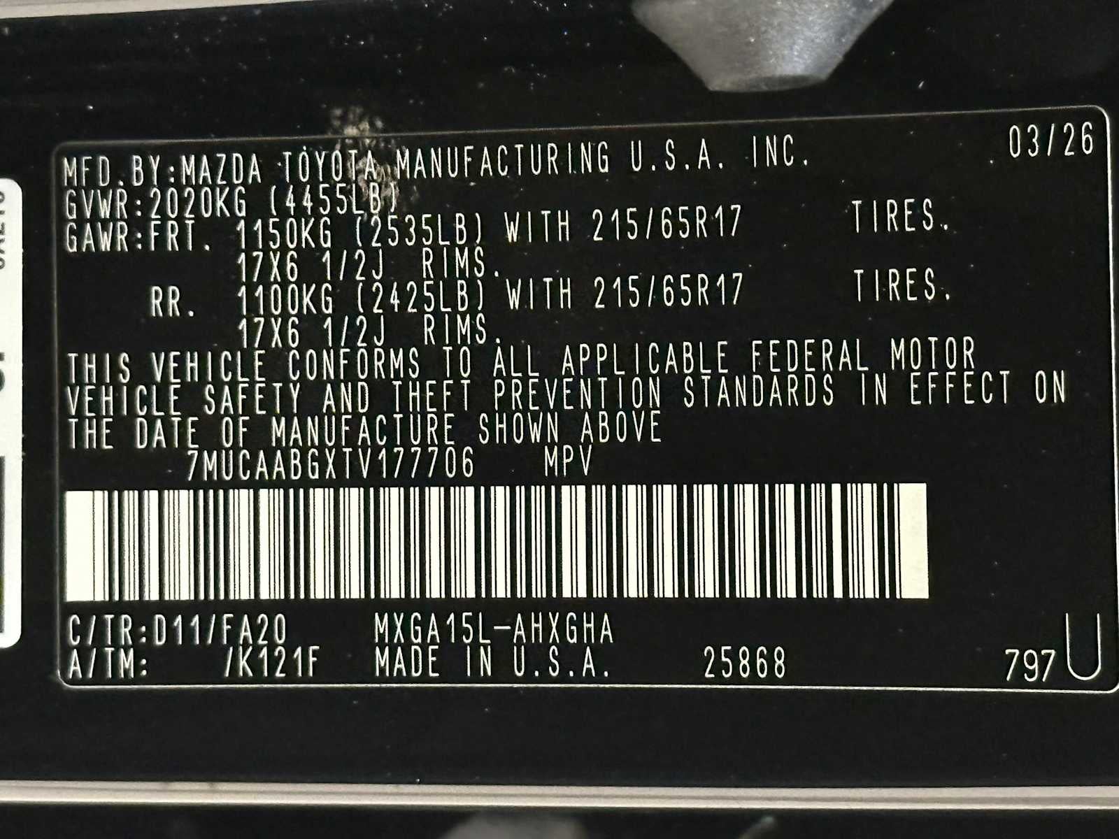 2026 Toyota Corolla Cross LE