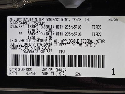 2026 Toyota Sequoia TRD Pro