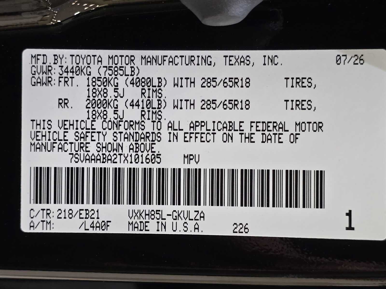 2026 Toyota Sequoia TRD Pro