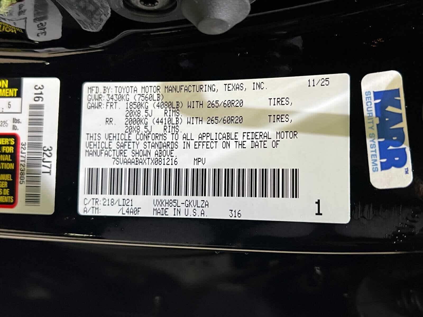 2026 Toyota Sequoia Limited