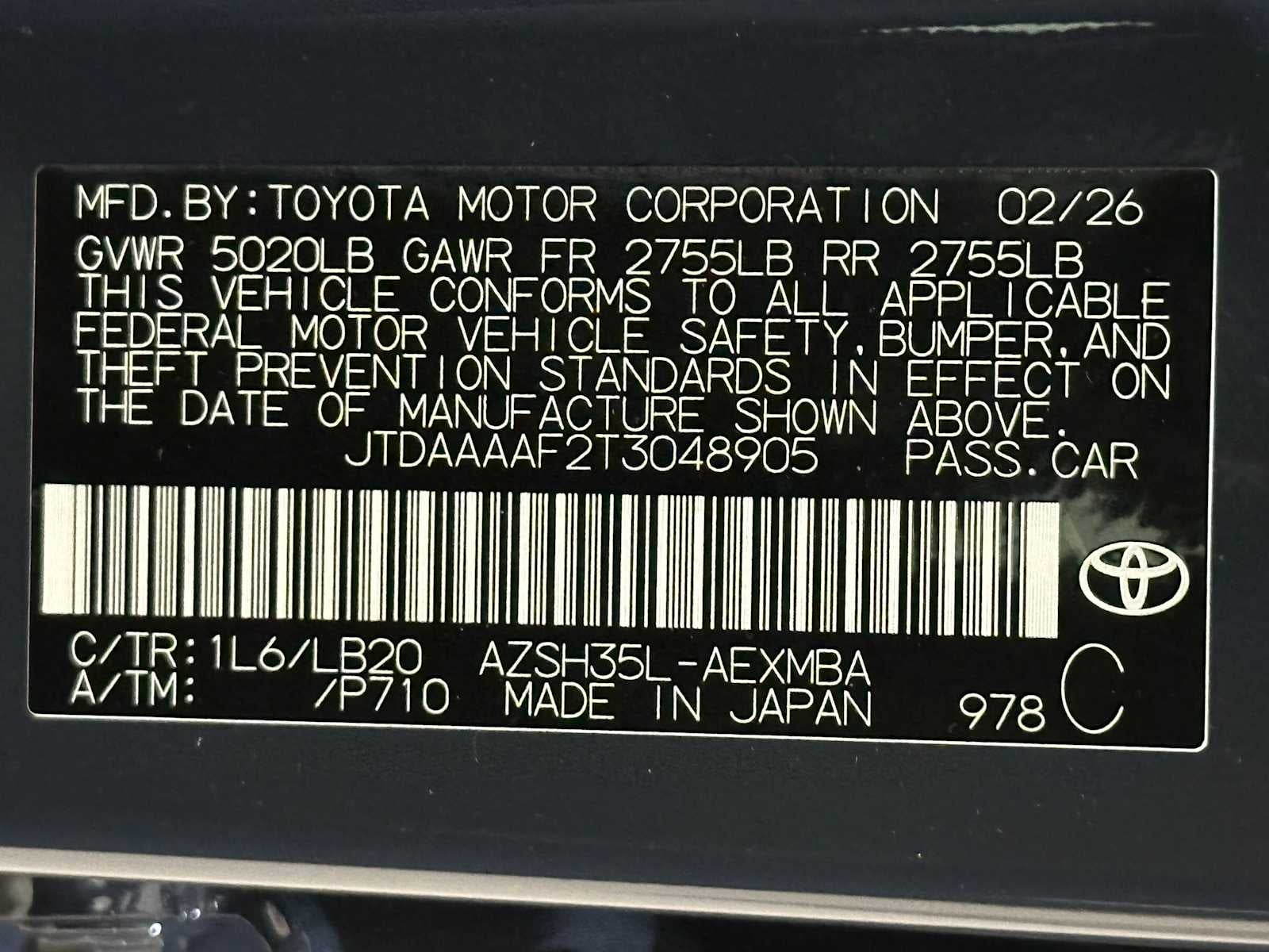 2026 Toyota Toyota Crown Nightshade