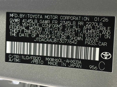 2026 Toyota Prius LE