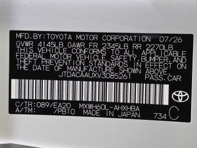 2027 Toyota Prius Limited