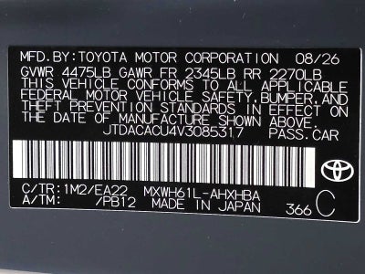 2027 Toyota Prius Plug-in Hybrid XSE Premium