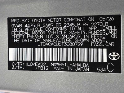 2026 Toyota Prius Plug-in Hybrid XSE Premium