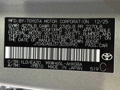 2026 Toyota Prius XLE AWD